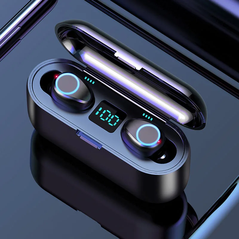 Ralyin наушники-вкладыши TWS с Беспроводной наушники Bluetooth 5 0 гарнитуры рабочее время
