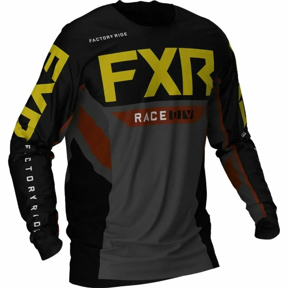 

2021 New Motorcycle Bike Team Mountain Jersey MTB FXR Offroad Bicycle Long Sleeves T-Shirt Cross Country Cycling Jersey