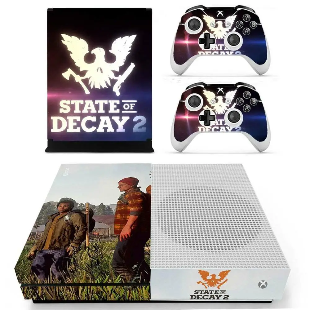 State of Decay 2 стикер s для Xbox One S виниловые наклейки на кожу Pegatinas Adesivo one тонкая консоль