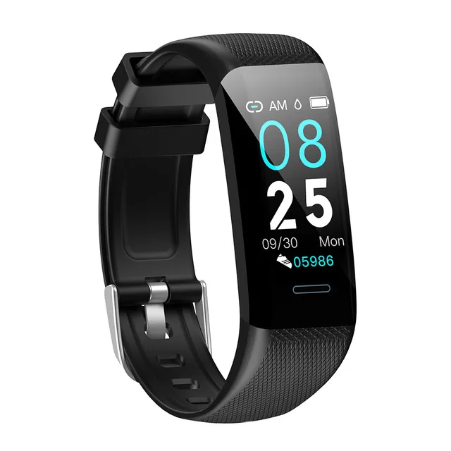 Смарт-браслет с шагомером фитнес-трекером цветным экраном 1 14 дюйма | Электроника