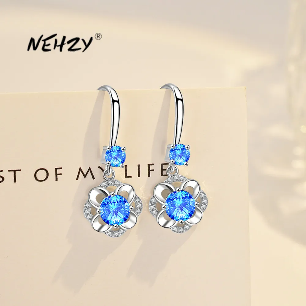 

NEHZY S925 новые женские модные ювелирные изделия высокого качества с длинной кисточкой