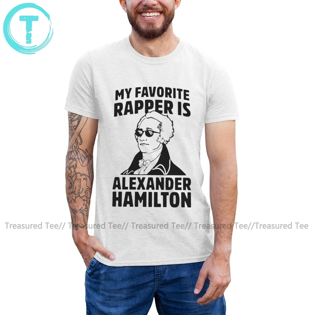 Футболка Гамильтон музыкальный мой любимый рэпер Александр футболка оверсайз