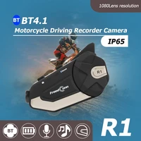 r1 motorcycle helmet intercom group fm intercom hifi headset 1080p hd wifi dashcam micro waterproof dvr video recorder