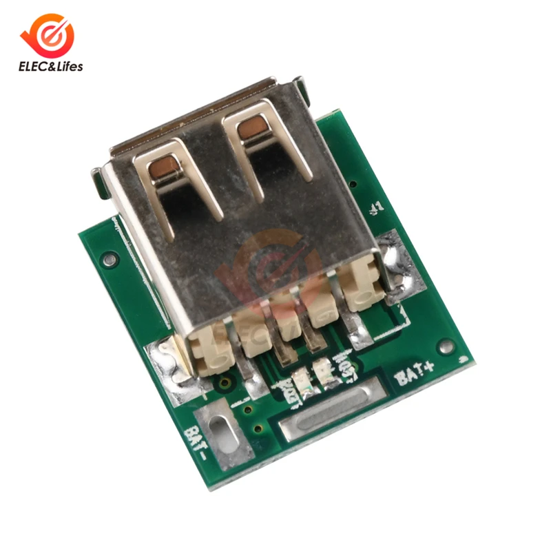 5Pcs/lot 3.7V to 5V 1A 18650 Lithium Battery Charging Protective board Module USB step-up converter booster module Li-Po | Инструменты