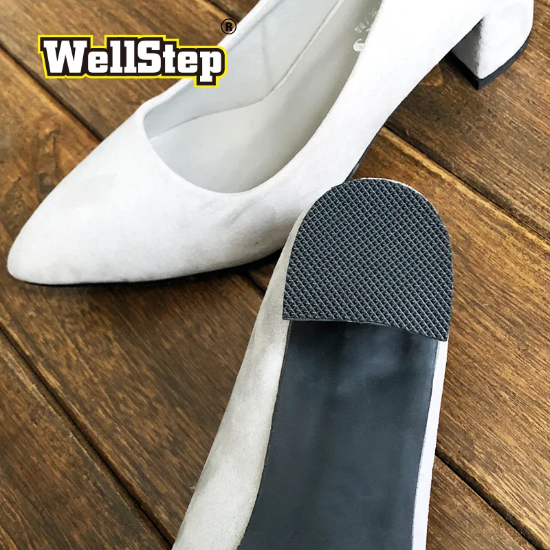 WELLSTEP/1 пара, защита для каблука обуви, самоклеющиеся резиновые наклейки, набор для ухода, для мужчин, женщин, женщин, Нескользящие подушечки, нескользящие накладки