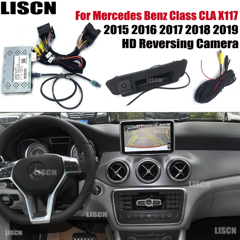 

Rear camera For Mercedes Benz Class CLA X117 2015 2016 2017 2018 2019 Original screen upgrade interface reversing camera