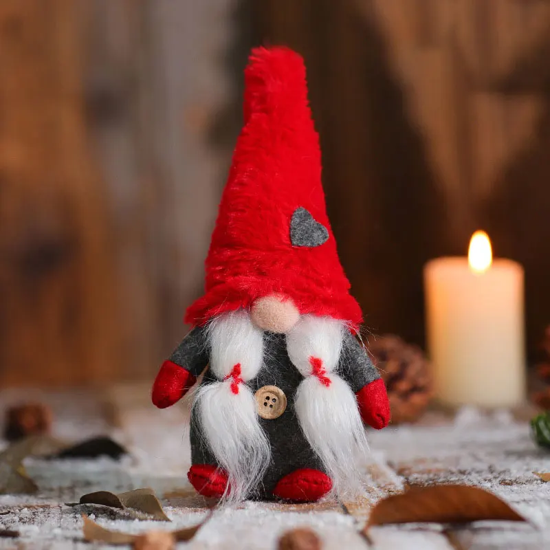 FUNBAKY 22 см Rudolf рождественские украшения куклы для дома елки новогодний декор