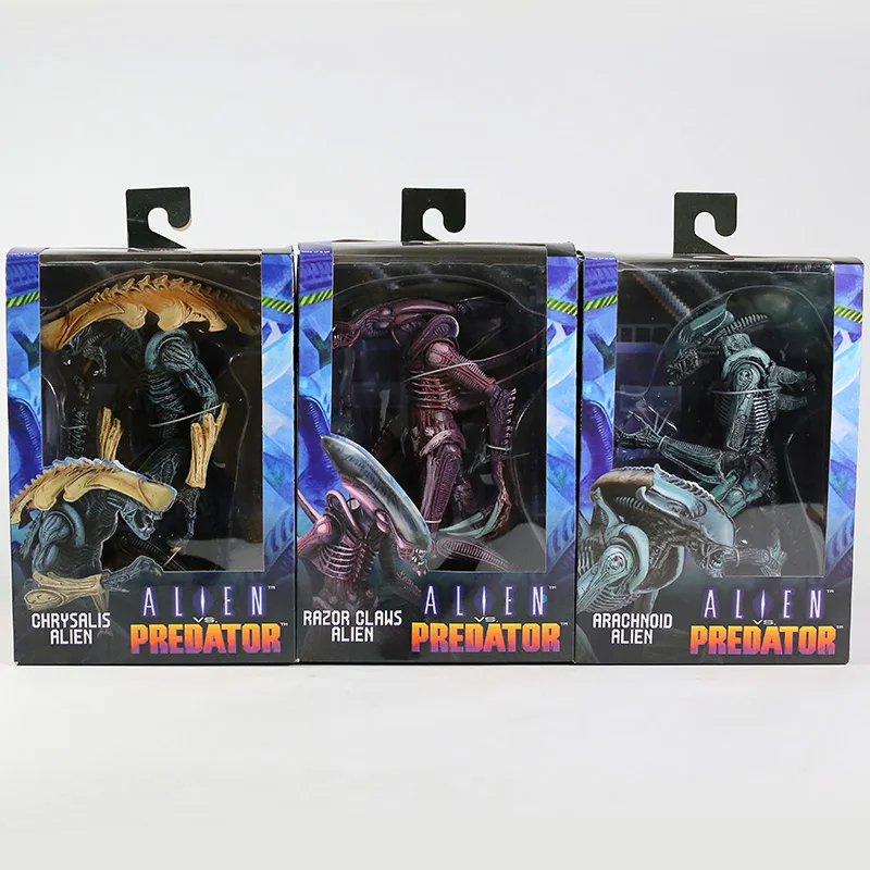 NECA AVP Alien vs Хищник арахиноид хризалис бритвенные когти инопланетянин экшн фигурка