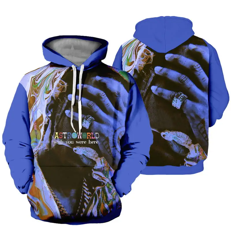 

royal blue custom wholesale cropped mens casual and sport daily wear hoodies
