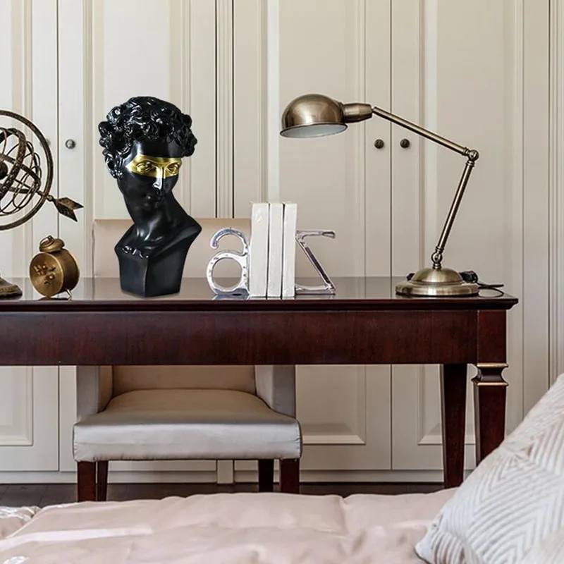 Home Decor Resin Statue Sculpture Art Deco Ornaments Wedding Decoration Party for Living Room Gypsum Modern | Дом и сад