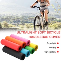 1 pair bicycle handlebar cover light weight soft foam silicone sponge bike gear grip anti skid for mtb bmx road mountain bike