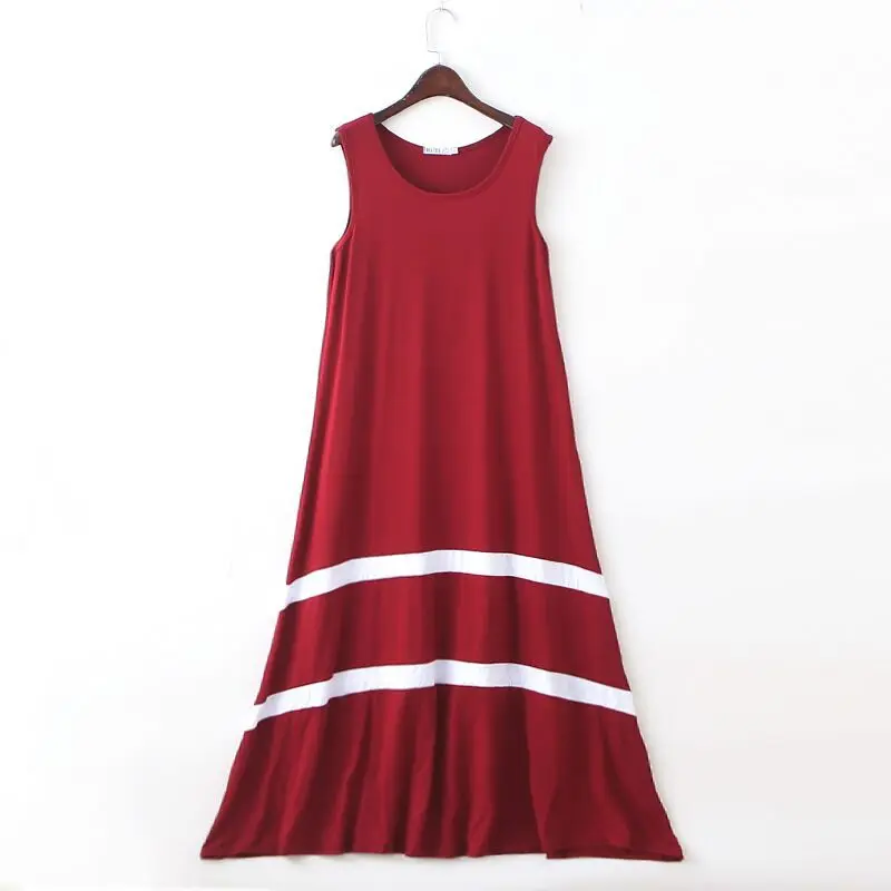 Новая Базовая ночная рубашка из модала в полоску длинная пикантная Дамская