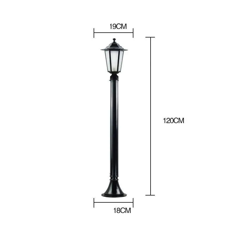 Jalan Style Bouwlamp Iluminador Jardin Straatverlichting напольный Sokak Lamba Off Lamp Uliczna Led Плаза уличный
