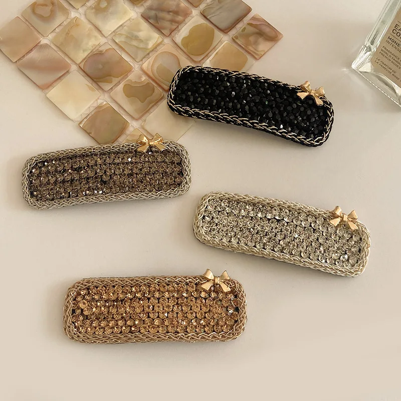 Новинка Женские Элегантные Роскошные блестящие жемчужные Заколки стразы