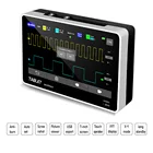 Осциллограф FNIRSI 1013D, портативный цифровой планшет, двухканальный, полоса пропускания 100 м, частота дискретизации 1GS, цифровой мини-осциллограф