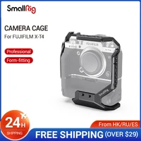 smallrig camera cage for fujifilm x t4 with vg xt4 vertical battery grip quick release dslr cage with shoe mountnato rail 2810