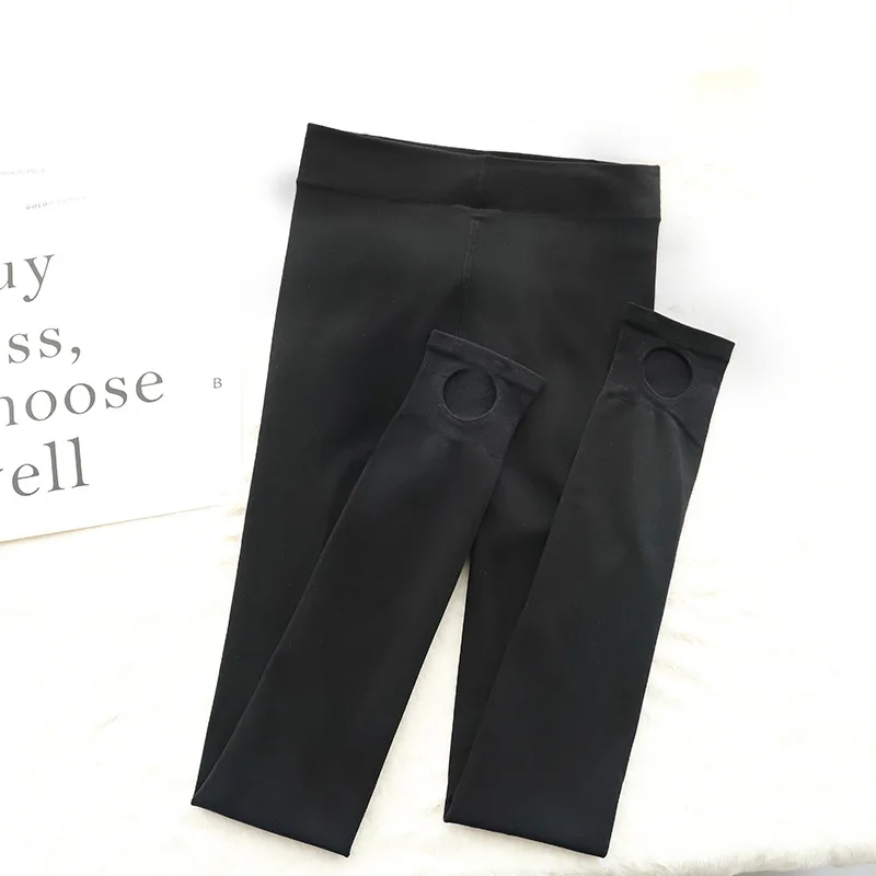 

Autumn and Winter High Waisted Pantyhose Winter Bare Leg Artifact Pantyhose Keep Warm Add Wool Upset Pantyhose Women