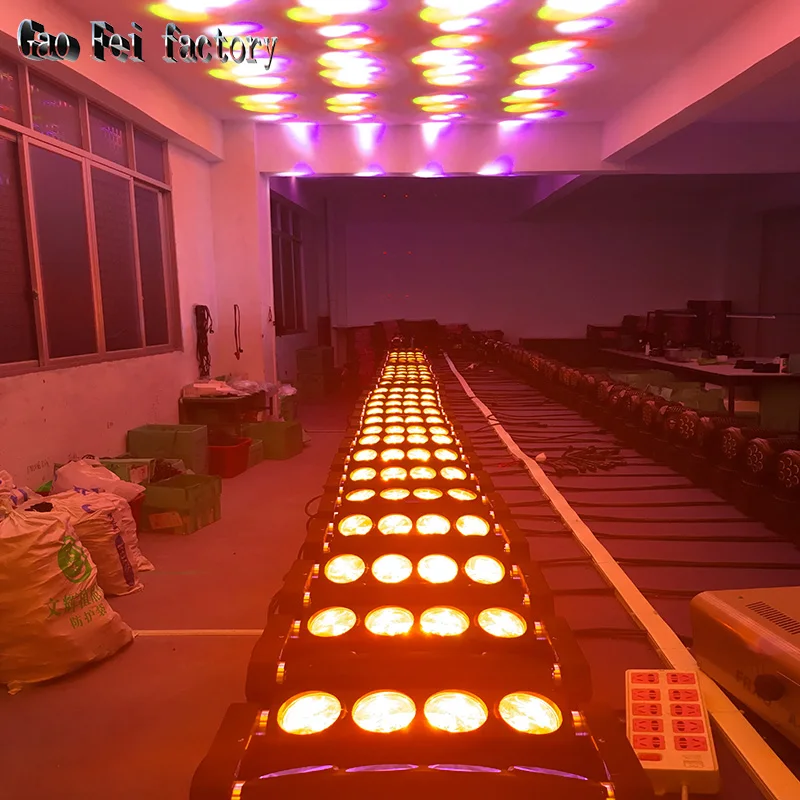 Прямая заводов 8x12 Вт мини-светодиод LED Паук со вращающейся головой огни Светодиодный диско-клуб Китай вечерние Dj освещение для сцены
