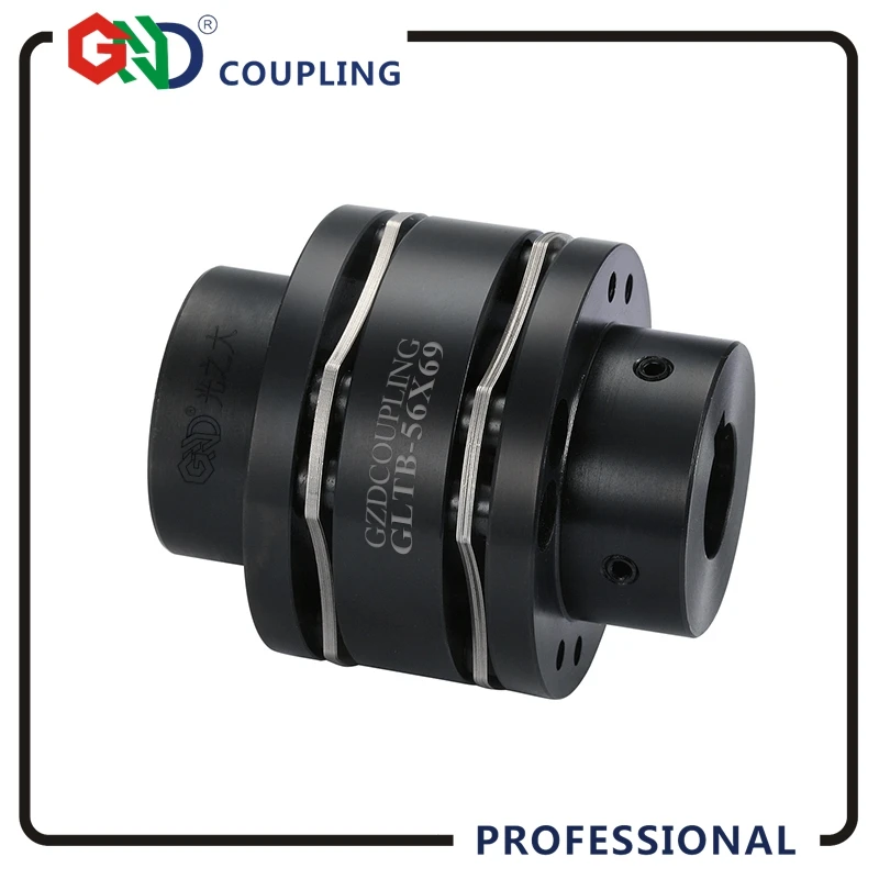 Стальная муфта 45 # Гибкая 8 винтов Двойная диафрагма нулевая обратная реакция