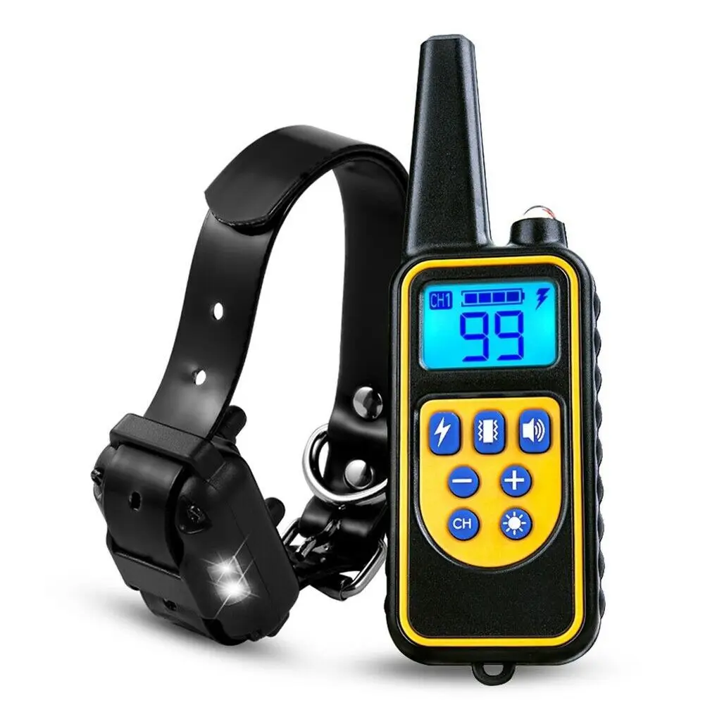 Электрический тренировочный ошейник для домашних животных собак с защитой от