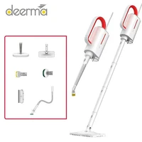 deerma steam cleaner full household vacuum cleaner cloth ironing with 5 brushes for floor kitchen window glass zq600zq610