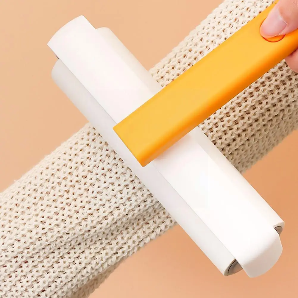 

New Tearable Roll Paper Sticky Roller Dust Wiper Pet Brush Cleaning Portable Clothes Tile Remover Hair Tool Replaceable Car J6y6