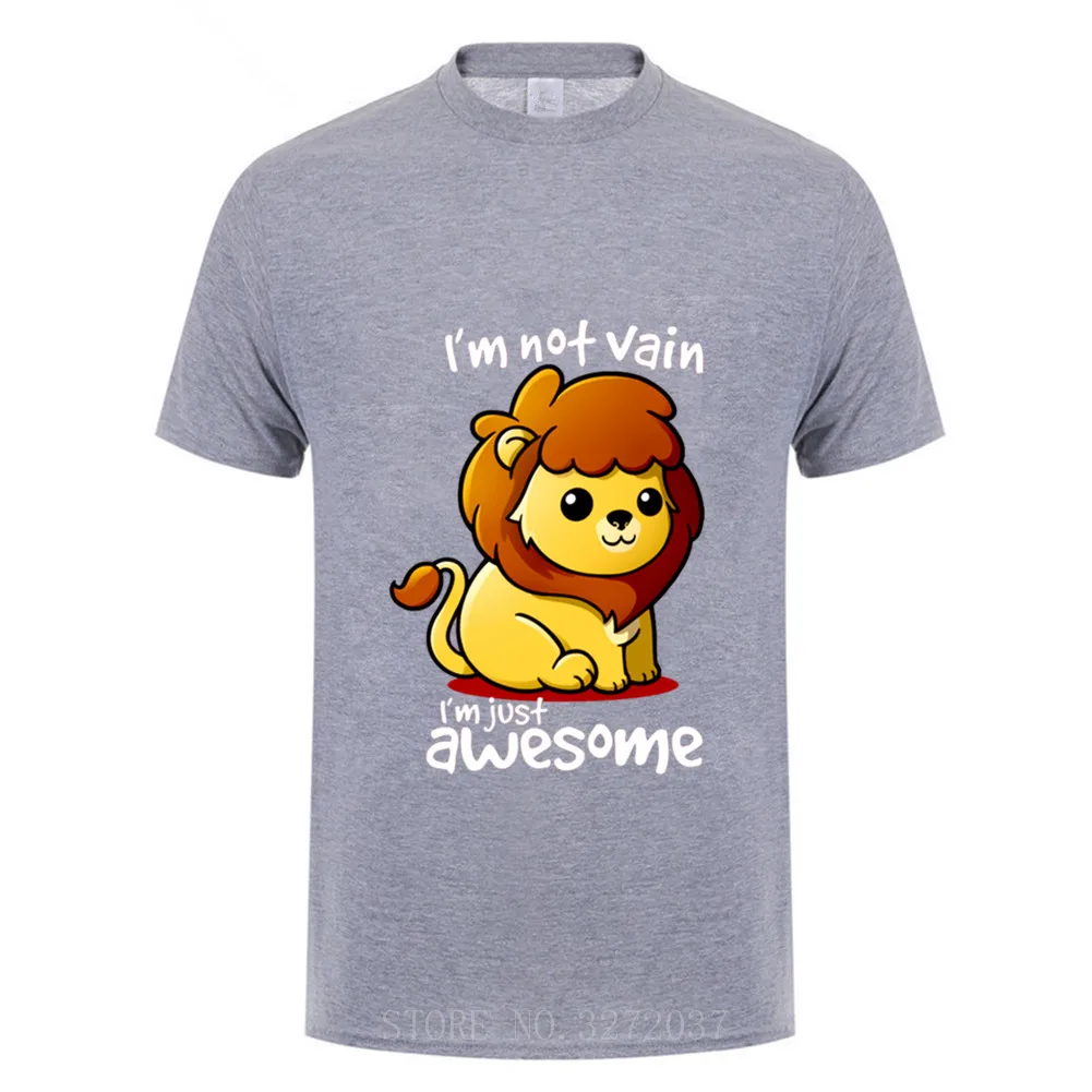 Лев Король пародия подростковые футболки 100% хлопок Мужчины мультфильм тройники