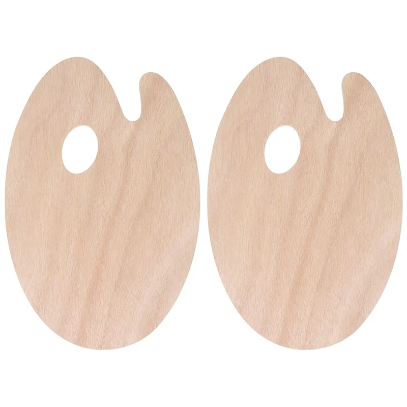 2 шт. овальная масляная палитра масляной краски акриловая инструмент | Канцтовары