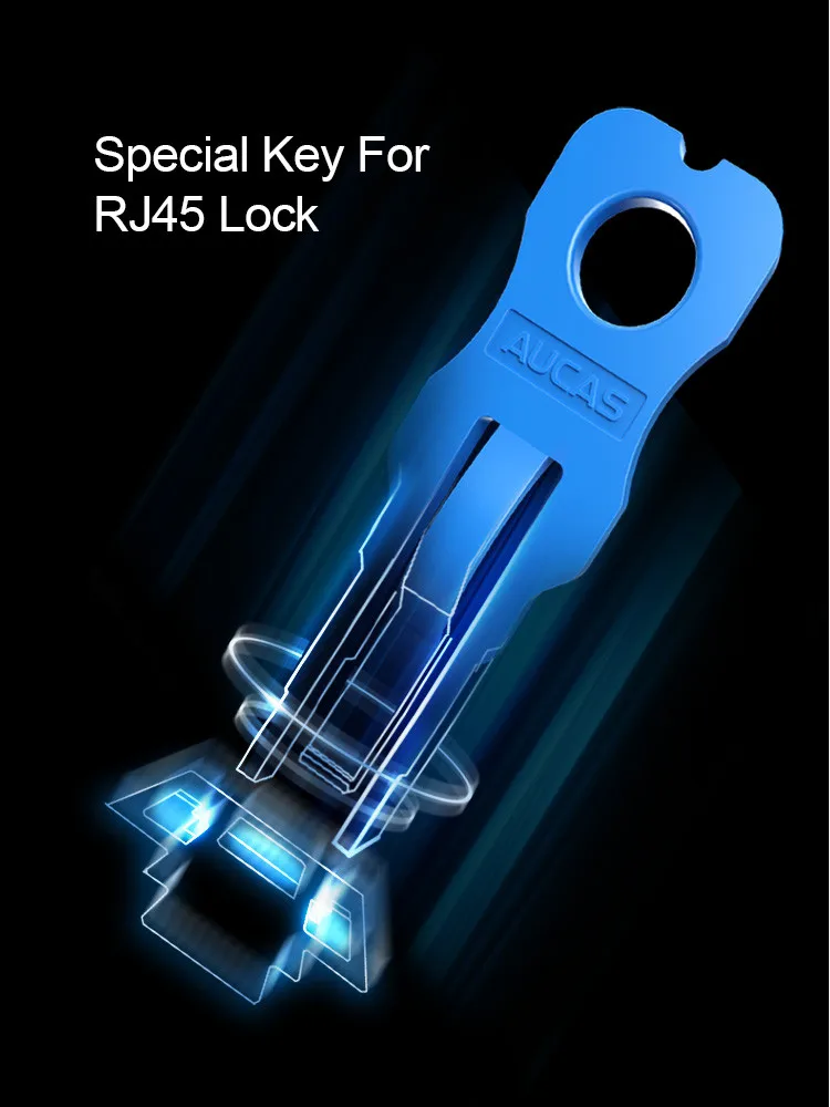 aucas rj45 interface safety lock crimper lan tester cable tracker mikrotik crimping tools network equipment plier free shipping free global shipping