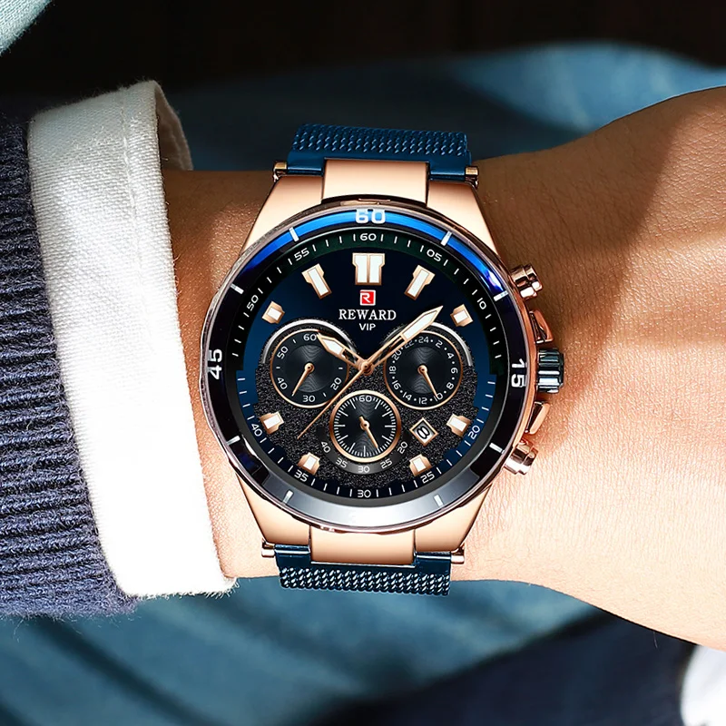 Новые наручные часы с хронографом мужские лучший бренд роскошные знаменитые из