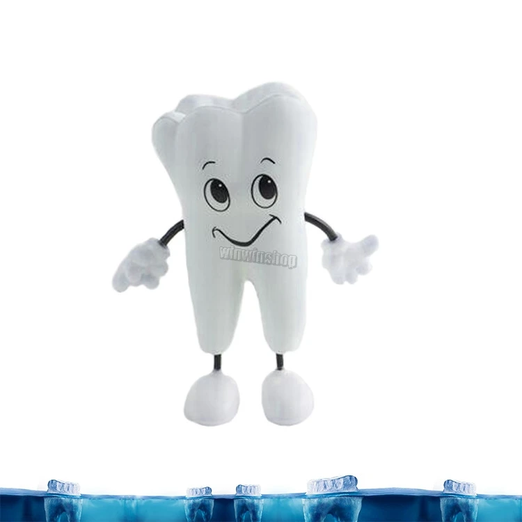 1 шт. зуб фигурка сжимающаяся игрушка мягкая полиуретановая пена модель зуба