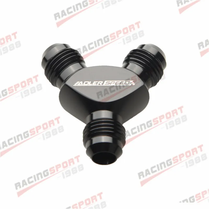 Адаптер переходник AN6 AN 6 6AN Y черный/синий|adapter fitting|an fittings black6an fitting |