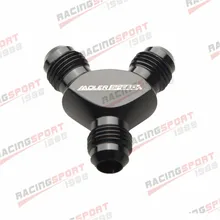 Адаптер переходник AN6 AN 6 6AN Y черный/синий|adapter fitting|an fittings black6an fitting