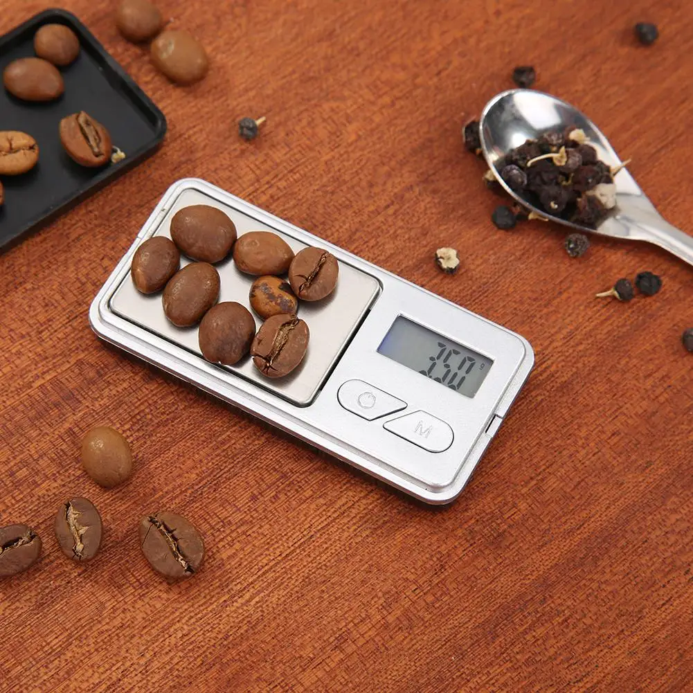 

Mini Digital Pocket Scale LCD Display Electric Jewelry Gram Weight Balance 01g pocket Digital Scales for Gold Bijoux