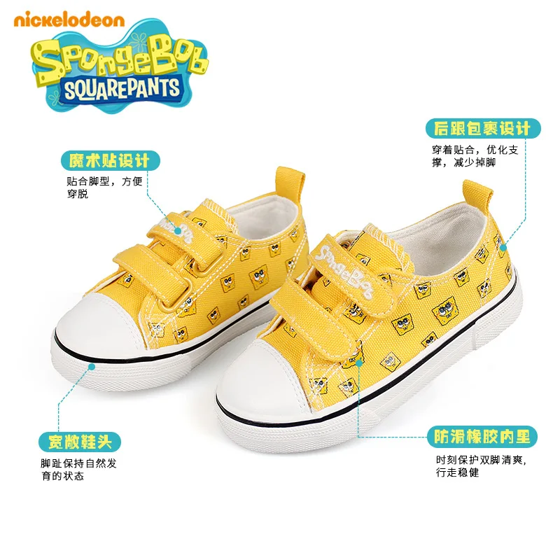 

Canvas Shoes Girls Spring New Boys Cartoon Casual Shoes White Shoes Cloth Shoes Sponge