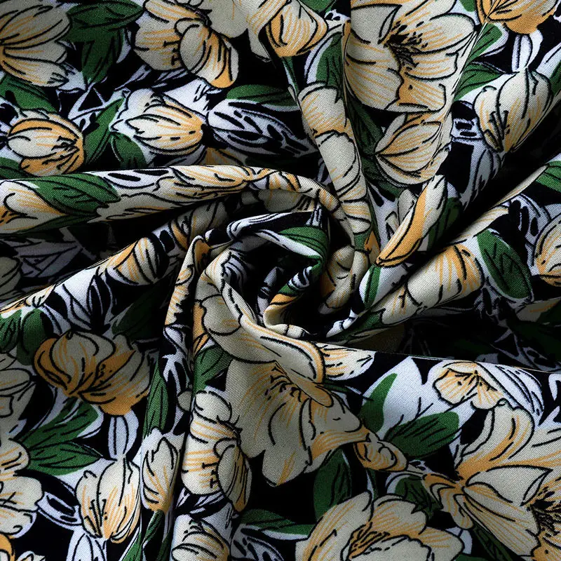 

Floral Print Spring Autumn Dress Women 2020 Casual Loose Stand Collar Lantern Sleeve Mini Dress Vestidos