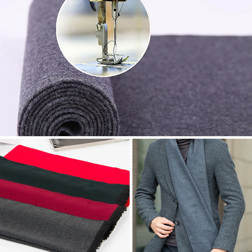 

2020 Men's Cashmere Silk Scarf Pure Color Classic Winter Scarf Stole Wraps Shawl Xmas Gift