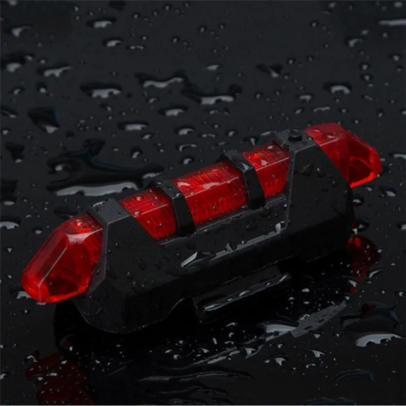 Tahan Air Sepeda Belakang Ekor Lampu LED USB Rechargeable Malam Berkuda Keselamatan Lampu Sepeda Bersepeda Portable Warning Light