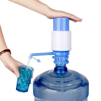 portable 5 gallon bottled drinking water hand press removable tube innovative vacuum action manual pump dispenser