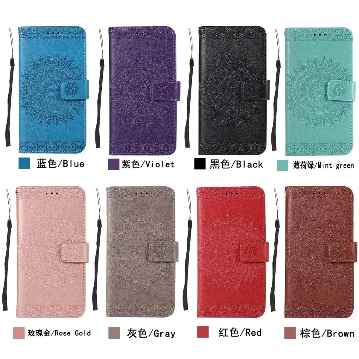 Totem 12Pro Leather Case for iPhone 5S SE 2020 6 6S 7 8 Plus X XR Xs 11 12 Mini Pro Max Print Card Stank Flip Wallet Cover | Мобильные