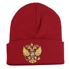 Новинка 2021, зимняя шапка в русском стиле для мужчин и женщин, тёплая Женская Шапка-бини, черная зимняя Повседневная вязаная шапка унисекс
