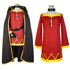 KonoSuba благословение Бога на этот чудесный мир коносуба мегумин плащ платье униформа наряд Хэллоуин аниме косплей костюм парик