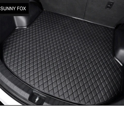 Right hand drive/RHD сделано для Toyota Prius XW30 Vios 5D полное покрытие чехол автомобиль-Стайлинг ковер нескользящий подводка для глаз(2009 - Название цвета: Car Trunk Mat