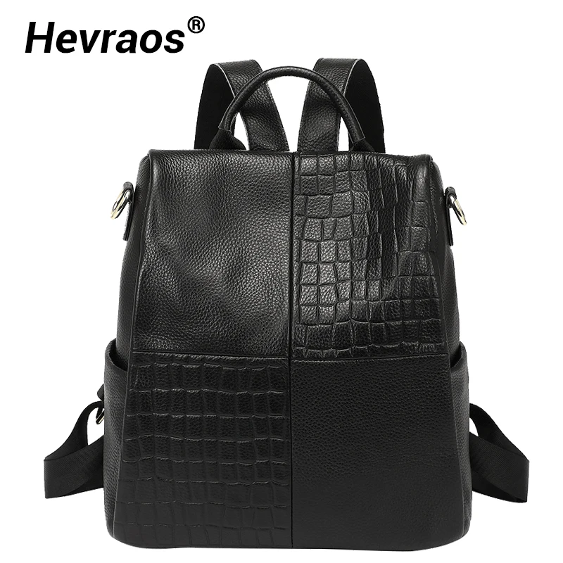 

Дизайнерский женский рюкзак из натуральной кожи, маленький дамский ранец, школьный ранец для девушек, дорожная сумка, 2022