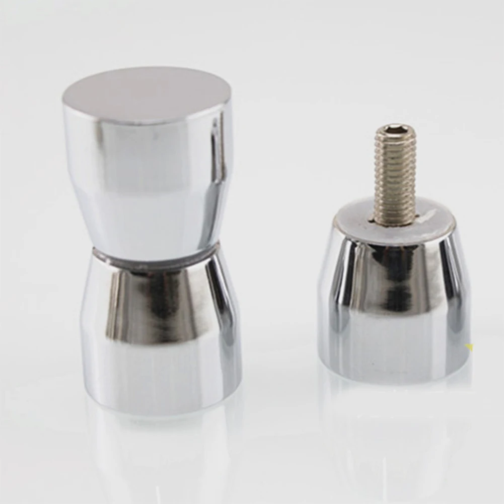 Rust Resistant Stainless Steel Back-to-Back Design Glass Door Knob Puller Push Bathroom Shower Handle Furniture Decor | Обустройство
