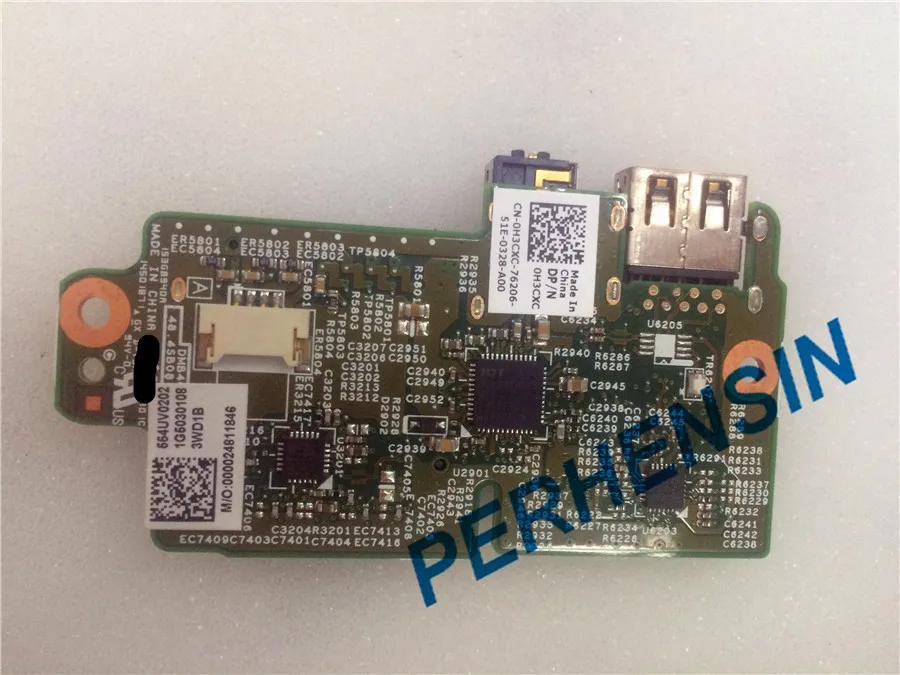 Оригинал для Dell Inspiron 14Z 5423 дюйма устройство чтения аудио USB-плата 0H3CXC H3CXC Φ 100%