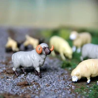 farm animal model like construction train toy sheep simulation sand table landscape set of 10pcs diorama mini animal