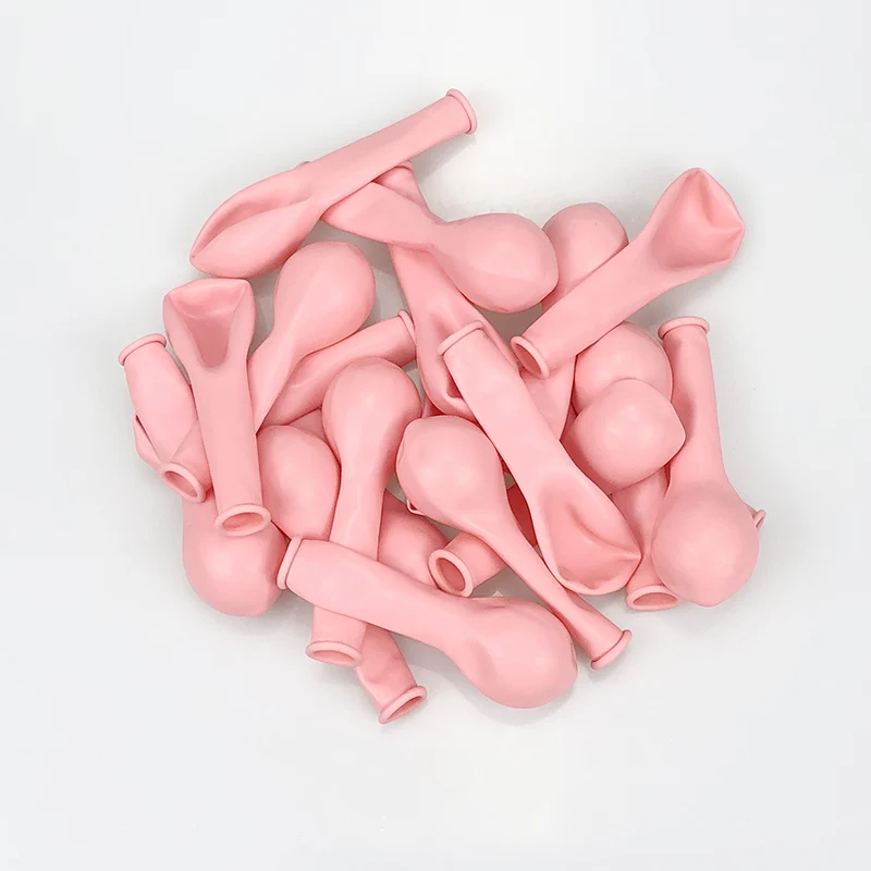 Macaron Pink 10 шт./лот, 12 дюймов, латексные разноцветные воздушные шары с днем рождения, украшения для вечеринки, детские игрушки, свадебные шары, товары для вечеринок - Цвет: Macaron Pink