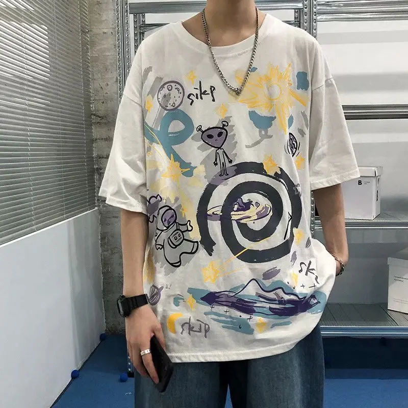 

ZAZOMDE Cool Hip Hop T Shirt Men 2021 High Street Tshirt Streetwear Harajuku Casual half Sleeve Oversized Tops Summer New Tshirt