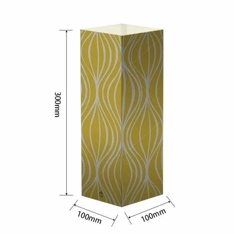 Бумажная настольная лампа для теней светодиодный ночник с принтом оленя балета